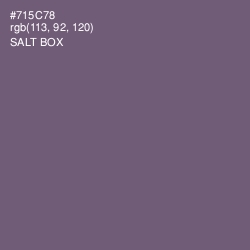 #715C78 - Salt Box Color Image
